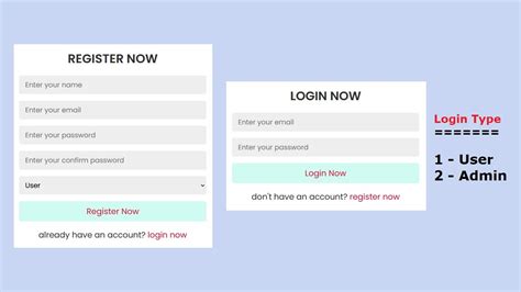 Register/Login ways: .